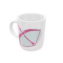 Ver imagem 1 de CANECA DE CERÂMICA SAGITÁRIO EM ROSA - COLEÇÃO HORÓSCOPO - 325ML