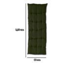 Ver imagem 2 de Almofada Futon Esteira Grande 60x1,70cm Flat Vários Modelos Verde Musgo