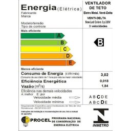 Ventilador de Teto LED Colors Br/Azul 220V com Controle Remoto - 3 Ventilador de Teto LED Colors Br/Azul 220V com Controle Remoto - 3