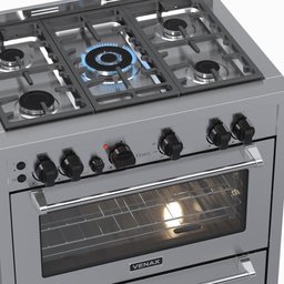 Fogao 5 Bocas Venax Temis Inox Gas Glp 127 V - 2