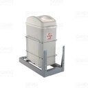 Ver imagem 3 de Lixeira Deslizante Simples 20l 230x515x455mm - Schmitt