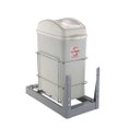 Ver imagem 1 de Lixeira Deslizante Simples 20l 230x515x455mm - Schmitt