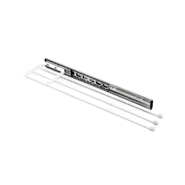 Porta Toalhas Triplo 95x45x450mm Branco - Schmitt - 2