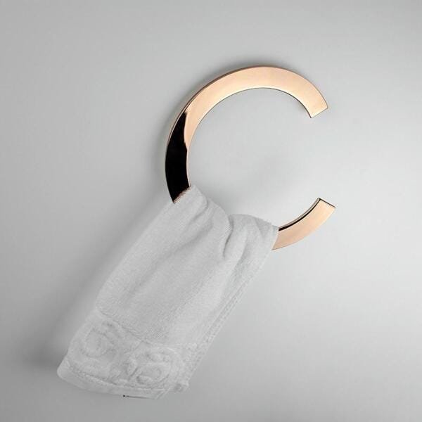 Toalheiro Woman Argola Rose Zen Design - 2