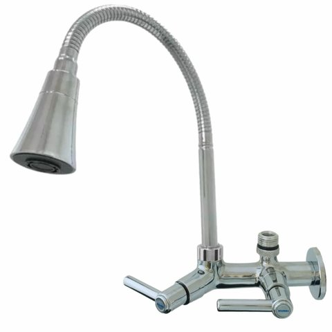 2163 C80 Torneira Gourmet Parede Filtro 1/4 Lava Louças 3/4