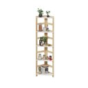 Ver imagem 1 de Estante de Canto Natural com 5 Prateleiras Branca