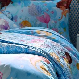 Jogo de Cama Santista Solteiro 3 peças Infantil Sereia - 3