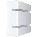 Ver imagem 1 de Arandela Externa Luminária de Parede Slim 2 Focos Soquete G9:branco/liso/110/220