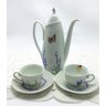 Jogo Cafezinho Lavanda Porcelana Antiga Cerâmica Maria Sofia - 1