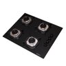 Cooktop Nardelli NDL 4 Bocas Flange Inox Mesa de Vidro Preto Bivolt 27010101 - 1