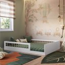 Ver imagem 2 de Cama de Chão Casal S/colchão C/protetor de Quinas em Silicone Affetto Aft016 Completa Móveis