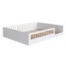 Cama de Chão Casal S/colchão C/protetor de Quinas em Silicone Affetto Aft016 Completa Móveis - 6