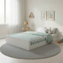 Ver imagem 1 de Cama Casal Montessoriana de Chão com Lastros Mdf Afetto Completa Móveis