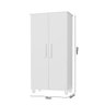 Armário Multiuso Sapateira com Cabideiro Flex Branco - 4