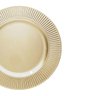 Sousplat de Mesa Redondo Primer Dourado Plástico Lyor 33cm - 4