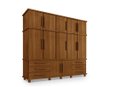 Ver imagem 1 de Guarda Roupa Londres Triplex Grande 5 Portas 6 Gavetas com Maleiro Luapa Móveis