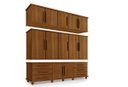 Ver imagem 4 de Guarda Roupa Londres Triplex Grande 5 Portas 6 Gavetas com Maleiro Luapa Móveis