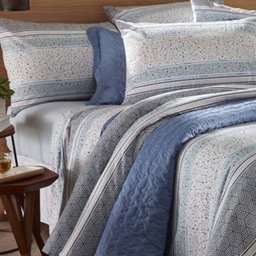 Jogo de Cama Santista Solteiro 3 peças 150 Fios Prata Gael - 2