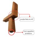 Ver imagem 6 de Pernas de Madeira para Móveis - Kit 4 Pés York com Parafusos