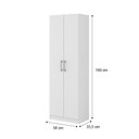 Ver imagem 2 de Armário Sapateira 2 Portas Branco Carraro