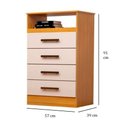 Ver imagem 3 de Cômoda Jessica em MDF 4 Gavetas ACP Móveis