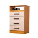 Ver imagem 2 de Cômoda Jessica em MDF 4 Gavetas ACP Móveis