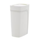 Ver imagem 2 de Lixeira Tramontina Compact em Polipropileno Branco com Tampa Basculante 10,5 L