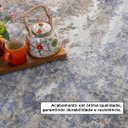 Ver imagem 5 de Tapete Éfeso Sala Quarto 200x300 Tecido Relevo Decorativo - Cinza com Bege