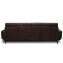 Ver imagem 4 de Sofá 3 Lugares para Sala Living Industrial 216cm Cádis L06 Couro Marrom Escuro - Lyam Decor