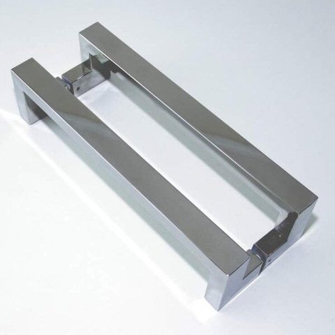 Puxador para Porta Duplo em Inox Tokyo 40cm Geris