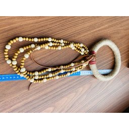 Decoração Colar de Mesa Najia Elo Sisal bege - 5