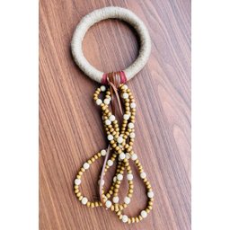 Decoração Colar de Mesa Najia Elo Sisal bege - 1