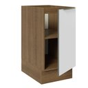 Ver imagem 6 de Balcão Madesa Lux 40 cm 1 Porta (Sem Tampo) Rustic/Branco Veludo