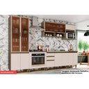 Ver imagem 1 de Cozinha Completa Connect 9 Peças (3 Armários + 1 Paneleiro + 3 Balcões + 2 Complementos) C6p18