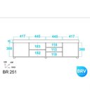Ver imagem 2 de Rack para TV até 55 Polegadas Frame BRV Móveis