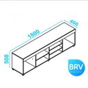 Ver imagem 3 de Rack para TV até 55 Polegadas Frame BRV Móveis