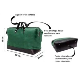 Bolsa P/ Ferramentas em Lona 50x38x20cm Modelo F115 - Feson - 4