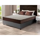 Ver imagem 1 de Conjunto Cama Box Espuma Atlanta Marrom Casal 138x188x62