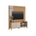 Ver imagem 2 de Home Theater 2 Portas Norris Mdp/mdf Tv até 65 Pés de Madeira Jequitibá/offwhite G77 - Gran Belo