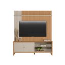 Ver imagem 6 de Home Theater 2 Portas Norris Mdp/mdf Tv até 65 Pés de Madeira Jequitibá/offwhite G77 - Gran Belo
