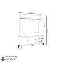 Ver imagem 4 de Home Theater 2 Portas Norris Mdp/mdf Tv até 65 Pés de Madeira Jequitibá/offwhite G77 - Gran Belo