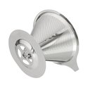 Ver imagem 2 de Coador de Cafe Aço Inox Reutilizavel Ecologico Grande