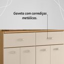 Ver imagem 5 de Armário de Cozinha Compacta 8 Portas 2 Gavetas Golden - Freijó/soft