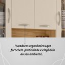 Ver imagem 6 de Armário de Cozinha Compacta 8 Portas 2 Gavetas Golden - Freijó/soft