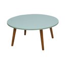 Ver imagem 3 de Mesa de Centro Retrô Cor Verde Oliva Pés Palito Cor Natural