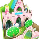 Ver imagem 2 de Quebra Cabeça Infantil 3D de Madeira MDF Castelo Educativo