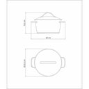 Ver imagem 6 de Caçarola Funda Tramontina Allegra em Aço Inox com Fundo Triplo 18 Cm 2,2 L Tramontina