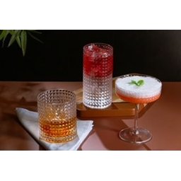 Conjunto 2 Copos Altos de Vidro Spike 400ml - 6