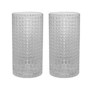 Conjunto 2 Copos Altos de Vidro Spike 400ml
