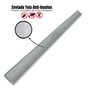 Ver imagem 5 de Ralo Linear Banheiro Seca Box 5x100 Inox Tradicional Espelhado Coletor Cinza com Sifão Tela (5cm x 1
